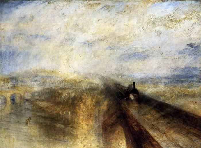 Joseph Mallord William Turner Rain, Steam and Speed The Great Western Railway before 1844 Norge oil painting art